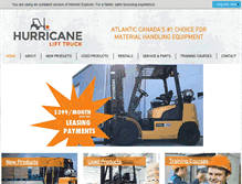 Tablet Screenshot of hurricaneindustrial.com